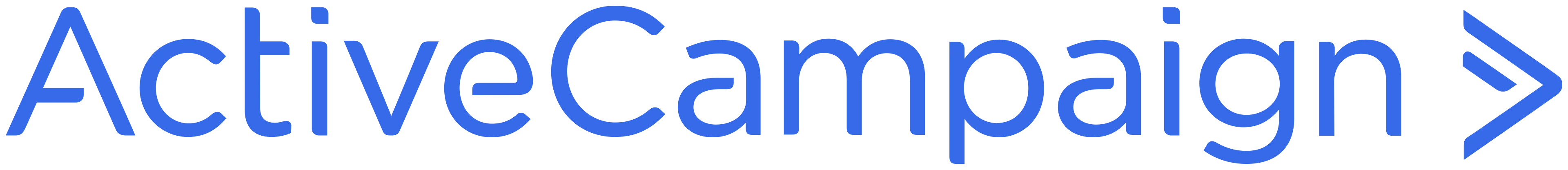 Logo ActiveCampaign - Automação de e-mail marketing